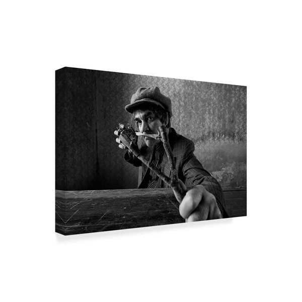 Mario Grobenski 'Hard Target' Canvas Art,12x19